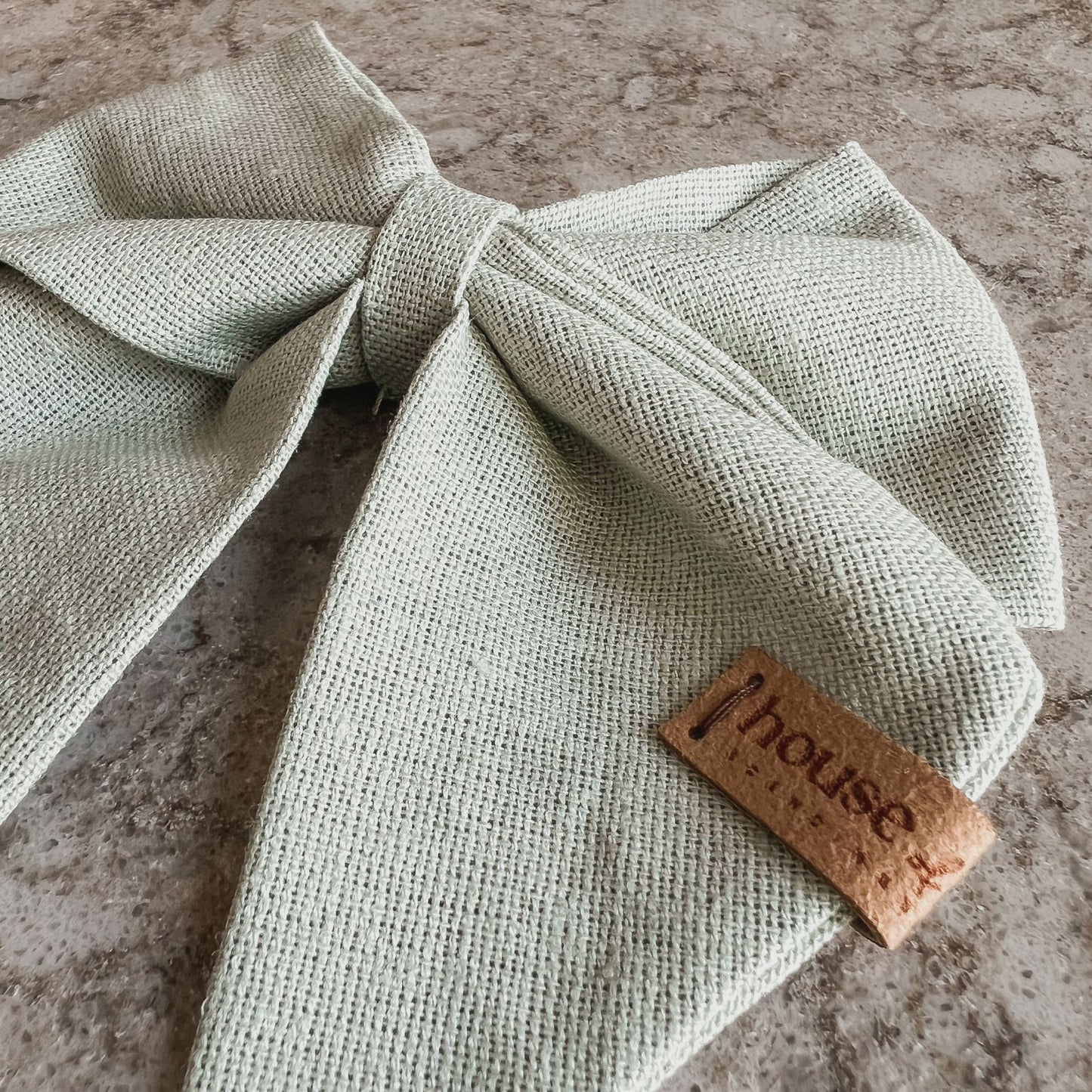 Sailor Bow - Sage Green Dog Bow Tie