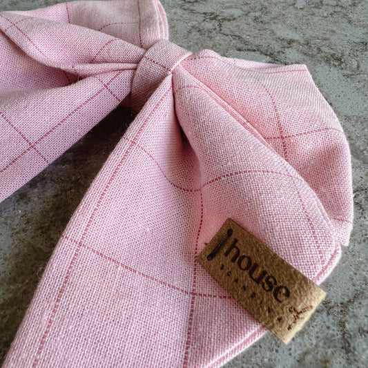 Sailor Bow - Apricot Pink Dog Bow Tie